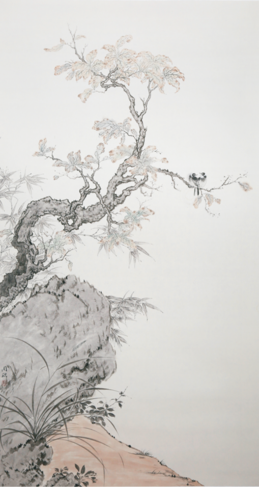 作品:芳草清幽鸟空鸣